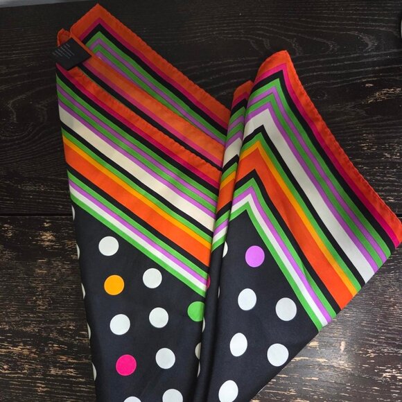 totes Rain Scarf — Multi-Color Polka Dot — 27" - Picture 2 of 3